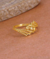 Buy Premium Quality Plain Gold Plated Ring For Daily Wear Online FR1682