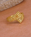 Premium Gold Covering Finger Ring FR1683 Premium Gold Covering Finger Ring FR1683