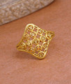High Quality regular Gold Covering Ring Heart Design FR1684