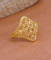 High Quality regular Gold Covering Ring Heart Design FR1684