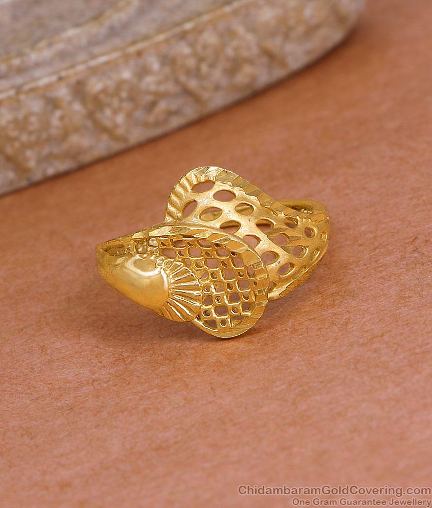 Beautiful Gold Imitation Finger Ring Floral Design For Women FR1691 Beautiful Gold Imitation Finger Ring Floral Design For Women FR1691
