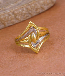Trendy Rhodium Coated Gold Imitation Ring Collection For Wedding FR1692