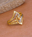Trendy Rhodium Coated Gold Imitation Ring Collection For Wedding FR1692 Trendy Rhodium Coated Gold Imitation Ring Collection For Wedding FR1692