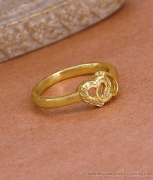 Buy Micro Gold Plated Heart Shaped Engagement Ring Online FR1695