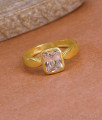 Premium Quality Diamond Ring 1 Gram Gold Finish FR1702 Premium Quality Diamond Ring 1 Gram Gold Finish FR1702