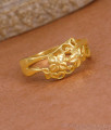 Beautiful Floral Design Light Weight Gold Ring Online FR1709 Beautiful Floral Design Light Weight Gold Ring Online FR1709
