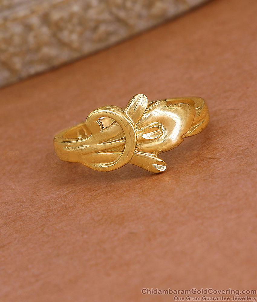 Stylish One Gram Gold Finger Ring Design For Women FR1712 Stylish One Gram Gold Finger Ring Design For Women FR1712