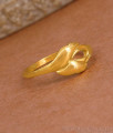 Sleeky Micro Gold Plated Finger Ring For Regular Use FR1713 Sleeky Micro Gold Plated Finger Ring For Regular Use FR1713