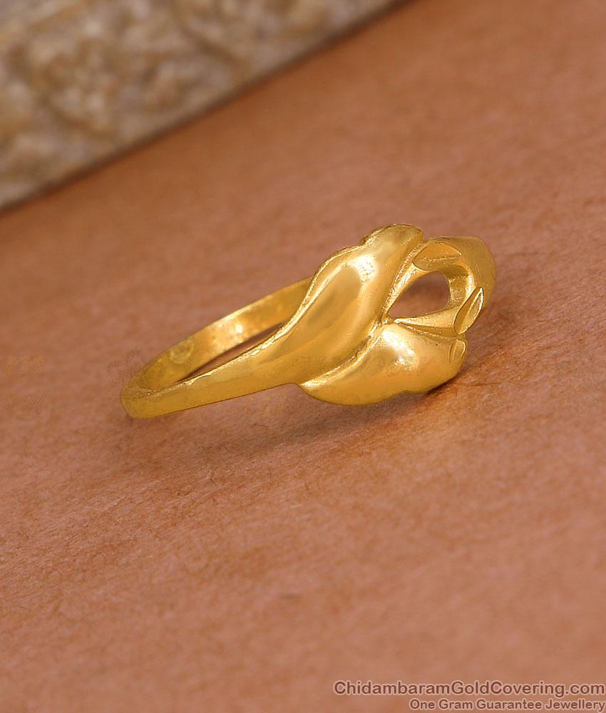 Sleeky Micro Gold Plated Finger Ring For Regular Use FR1713 Sleeky Micro Gold Plated Finger Ring For Regular Use FR1713