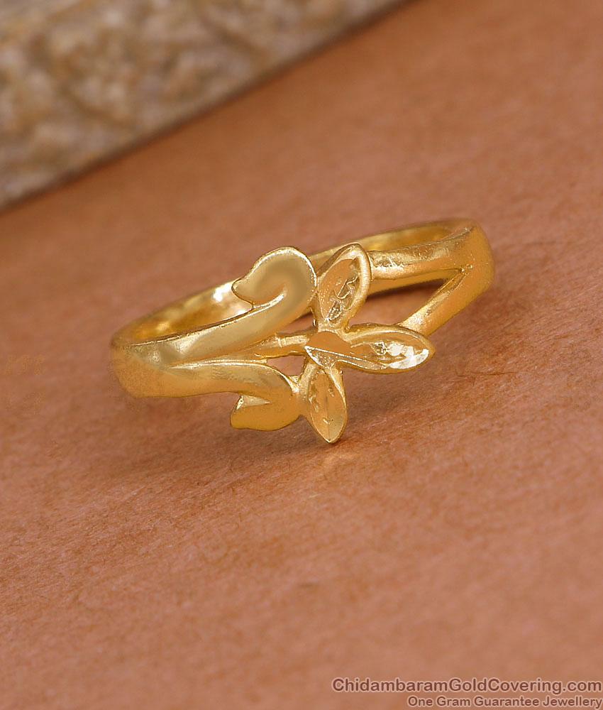 Beautiful Floral Design Gold Imitation Ring For Women FR1714 Beautiful Floral Design Gold Imitation Ring For Women FR1714