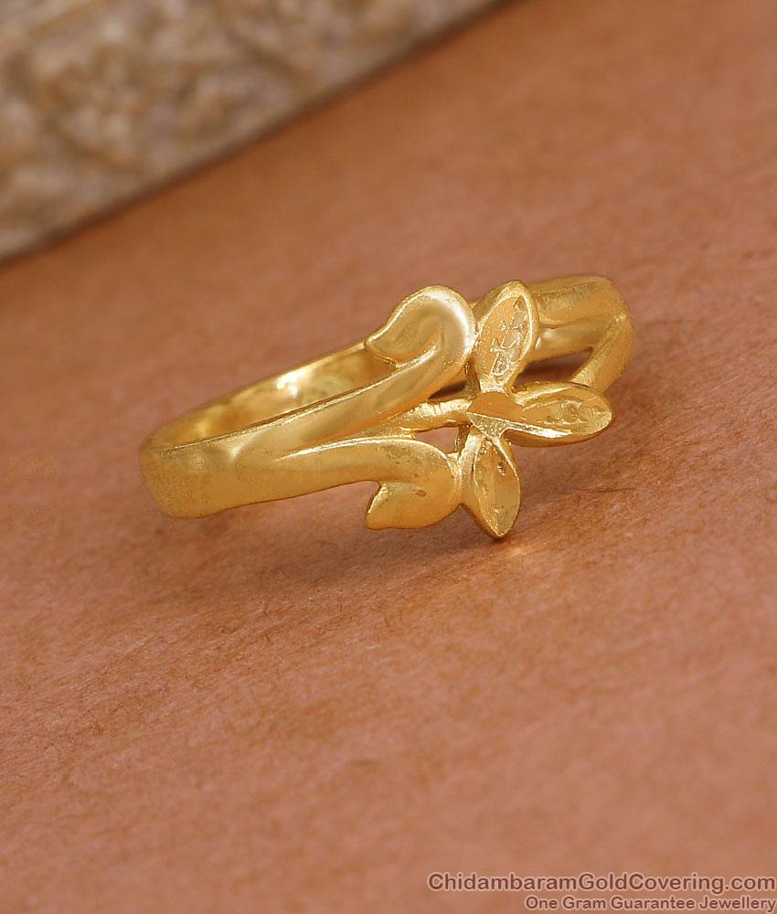 Beautiful Floral Design Gold Imitation Ring For Women FR1714 Beautiful Floral Design Gold Imitation Ring For Women FR1714