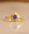 New Arrival Matt Finish Gold Ring With Amethyst Stone FR1726 New Arrival Matt Finish Gold Ring With Amethyst Stone FR1726