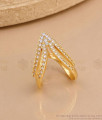 Impon Panchaloham American Diamond Studded Vanki Ring for Women FR1733 Impon Panchaloham American Diamond Studded Vanki Ring for Women FR1733