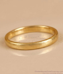 Daily Wear Plain Gold Imitation Ring Unisex Collections FR1737