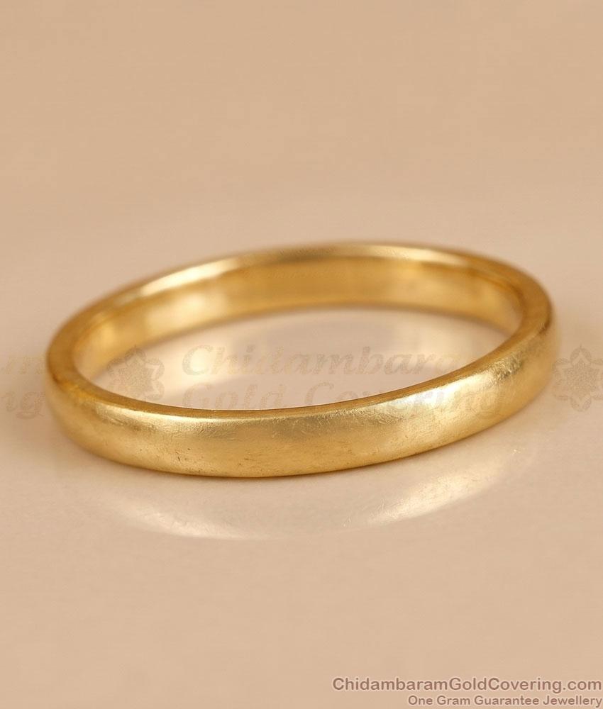 Daily Wear Plain Gold Imitation Ring Unisex Collections FR1737 Daily Wear Plain Gold Imitation Ring Unisex Collections FR1737