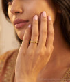 Daily Wear Plain Gold Imitation Ring Unisex Collections FR1737 Daily Wear Plain Gold Imitation Ring Unisex Collections FR1737