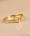 Light Weight Gold Plated Leaf Ring For Daily Use FR1739 Light Weight Gold Plated Leaf Ring For Daily Use FR1739