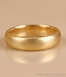 Regular Use Plain Gold Ring At Affordable Price Online FR1740