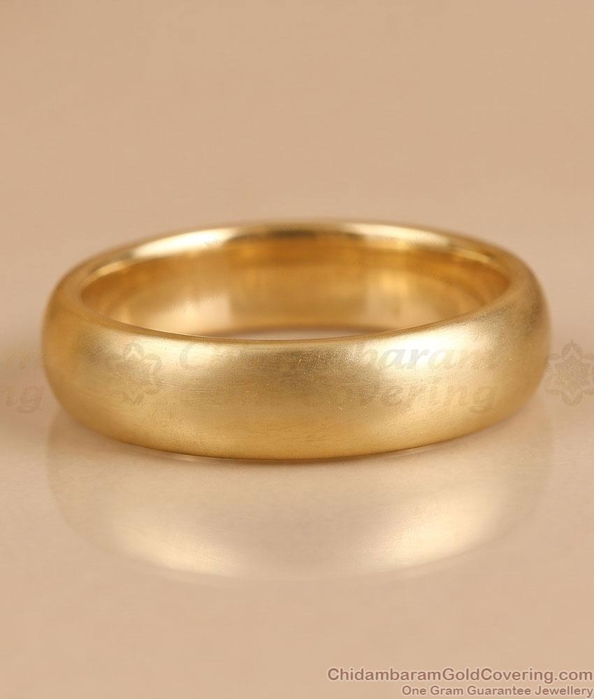 Regular Use Plain Gold Ring At Affordable Price Online FR1740