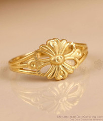 Classic Floral Design Matte Finish RIng For Women FR1741 Classic Floral Design Matte Finish RIng For Women FR1741