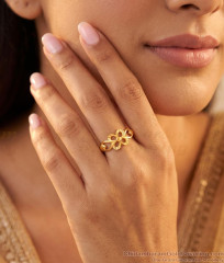 Elegant Flower Design Gold Engagement Ring With Price FR1742 Elegant Flower Design Gold Engagement Ring With Price FR1742