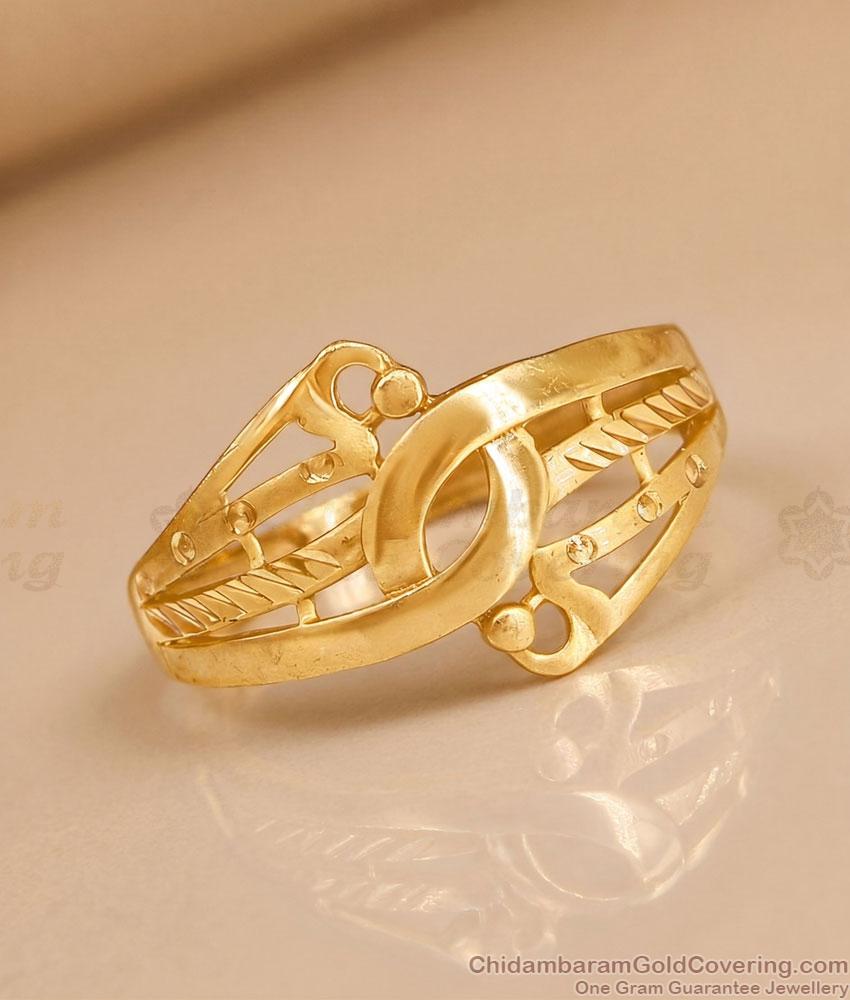 Buy One Gram Gold PLain Finger Ring For Women FR1747 Buy One Gram Gold PLain Finger Ring For Women FR1747