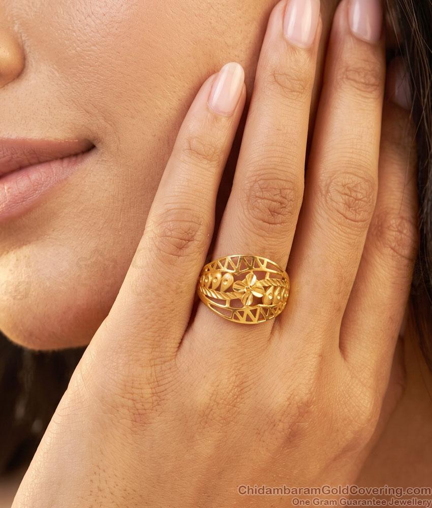 Light Weight Forming Gold Finger Ring Design Online FR1750 Light Weight Forming Gold Finger Ring Design Online FR1750