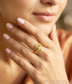 Real Gold Tone Daily Wear Plain Ring At Affordable Price FR1751 Real Gold Tone Daily Wear Plain Ring At Affordable Price FR1751