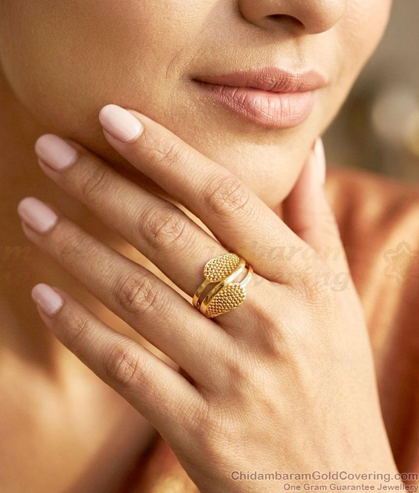 Real Gold Tone Daily Wear Plain Ring At Affordable Price FR1751 Real Gold Tone Daily Wear Plain Ring At Affordable Price FR1751