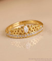 Trendy College Wear White Stone Ring For Women FR1757