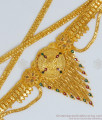 Enamel Design Two Gram Gold Forming Gold Design Hip Chain Ottiyanam HC1003