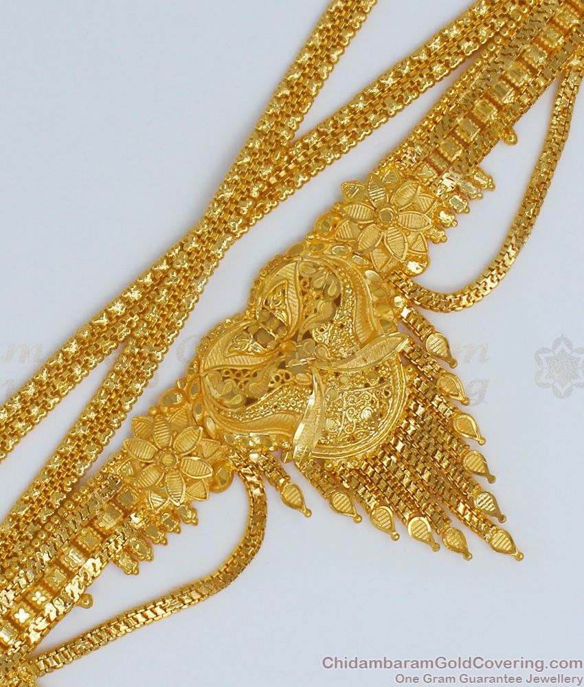 Plain Bridal Simple Chain Type Kamarband Matching Attires South Indian Jewelry HC1008