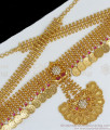 Premium Kerala Hip Chain One Gram Gold Bridal Wear HC1011