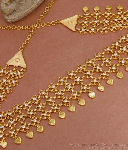 One gram gold waist chain store