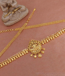 Beautiful Peacock Design 1 Gram Gold Hip Chain For Women HC1040
