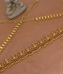 High Quality Nagas Temple Jewelry Lakshmi Vaddanam Antique Hipchain For Women HC1042
