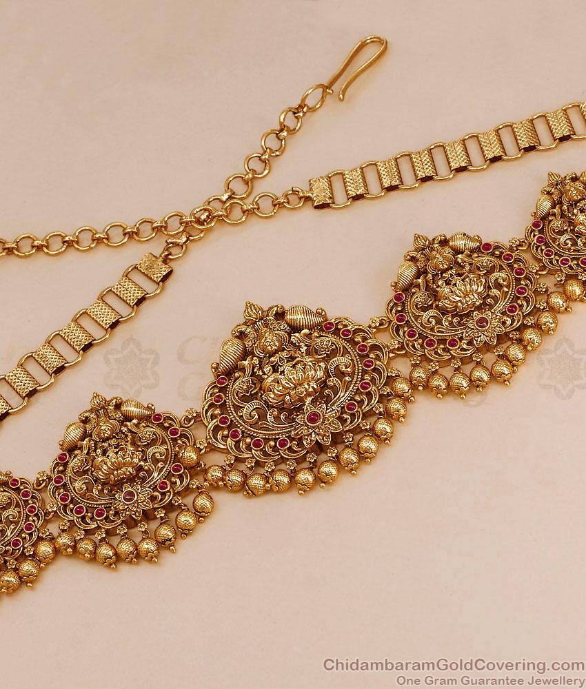 Grand Bridal Wear Nagas Antique Gold Kamarband For Women HC1048 Grand Bridal Wear Nagas Antique Gold Kamarband For Women HC1048