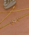 Premium Gold Plated Ruby Floral Kamarbandh Adjustable Hip Chain HC1053