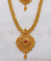 New Collection Gold Haram Necklace Combo Set For Wedding Collection HR1956