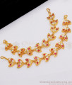 Panchaloha Hair Chain Gold Design 5 Metal Bridal Wear Collection MATT96