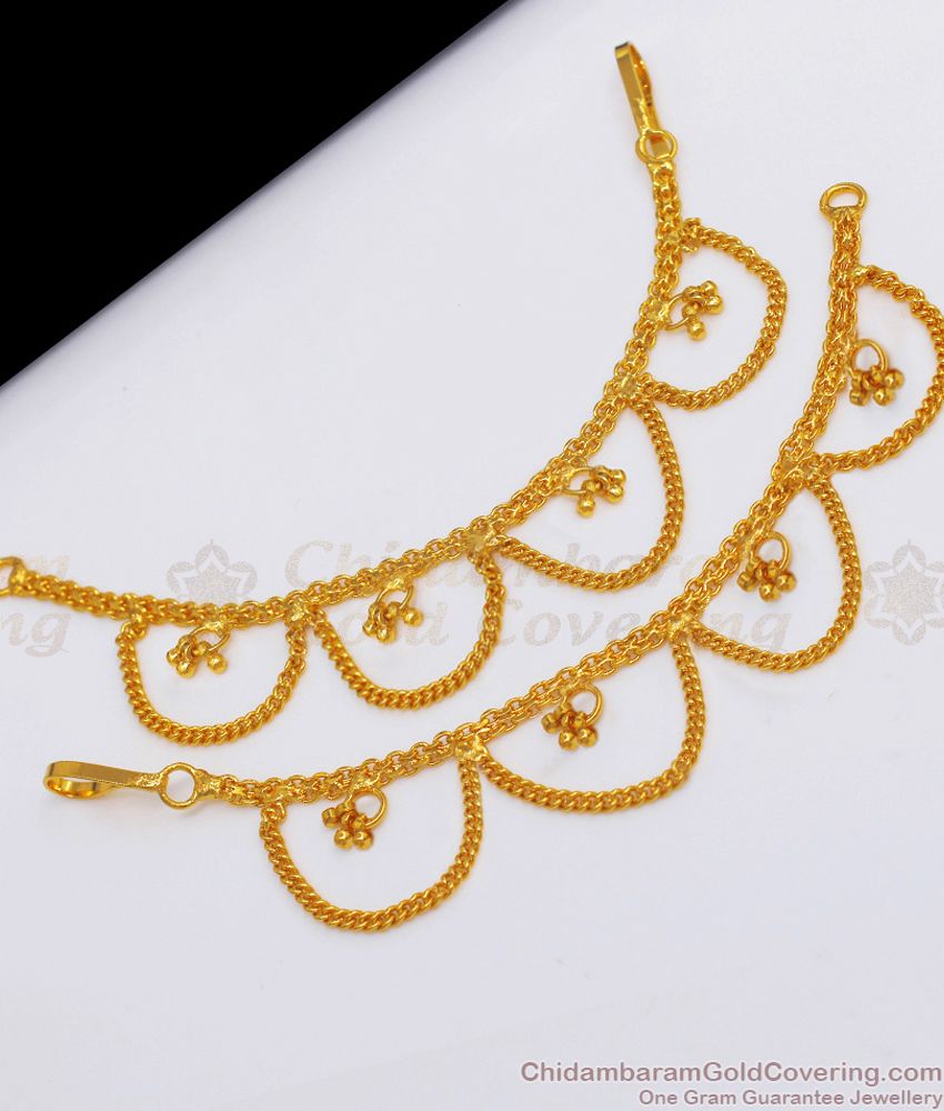 Traditional Gold Maattal Hook Type Hair Ornament MATT102