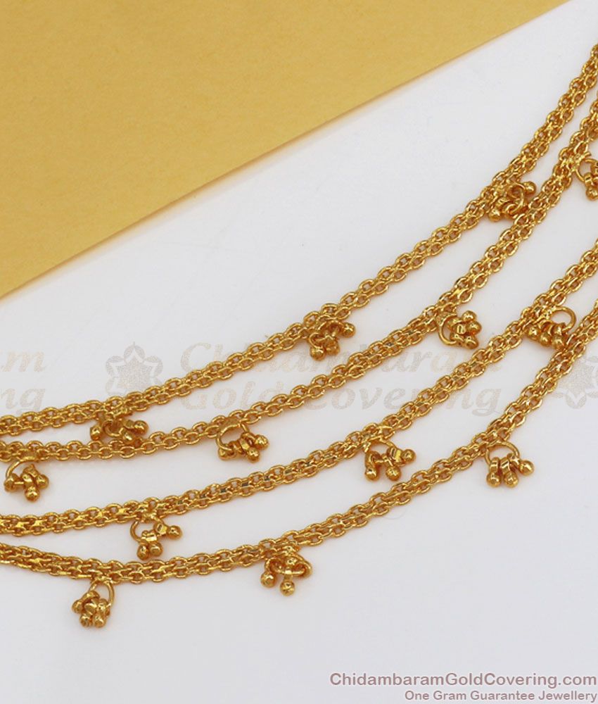 1 Gram Gold Double Layer Mattal Hair Ornament MATT128