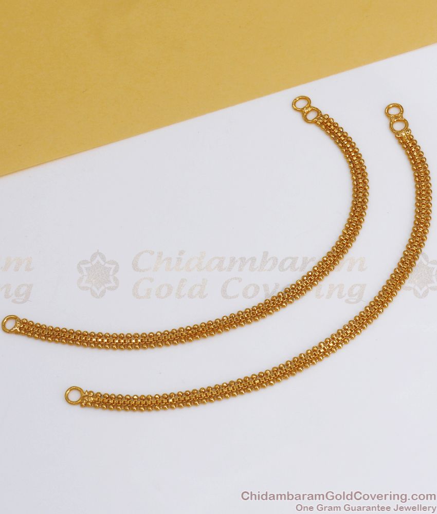 Chain Model Real Gold Plated Side Matilu Collection Hair Jewel MATT132