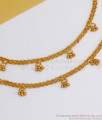 One Gram Gold Side Matilu Double Layer Design With Beads MATT136