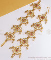 Real Gold Pattern Impon Matilu Collections Heart Design Bridal Jewelry MATT144