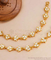 New Bridal Wear Impon Mattal White Stone Designs MATT161 New Bridal Wear Impon Mattal White Stone Designs MATT161