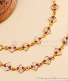 Latest Real Impon Ruby White Stone Ear Mattal Gold Imitation Jewelry MATT178 Latest Real Impon Ruby White Stone Ear Mattal Gold Imitation Jewelry MATT178