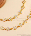 Premium White Stone Impon Ear Chain Gold Plated Mattal MATT179 Premium White Stone Impon Ear Chain Gold Plated Mattal MATT179