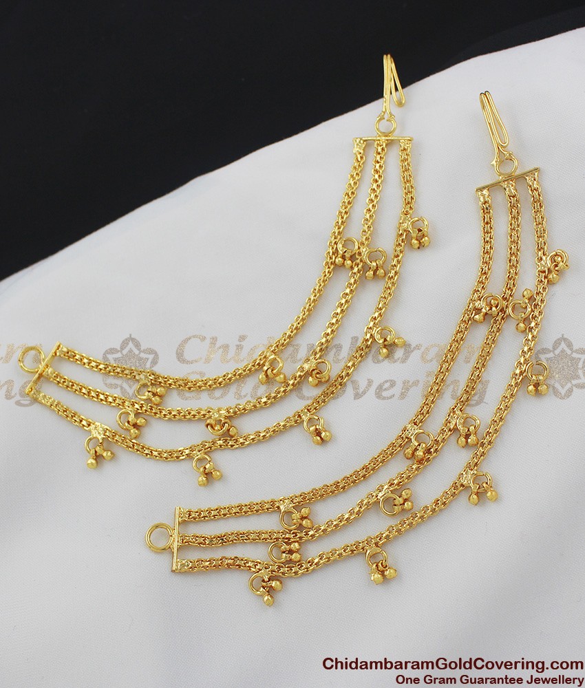 Bollywood Hair Chain Hook Ornament Gold Maatal MATT18