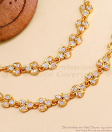 Wedding Gold Plated Impon Mattal Floral Design With Stone MATT180 Wedding Gold Plated Impon Mattal Floral Design With Stone MATT180